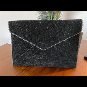 Rebecca Minkoff Glitter Leo Clutch